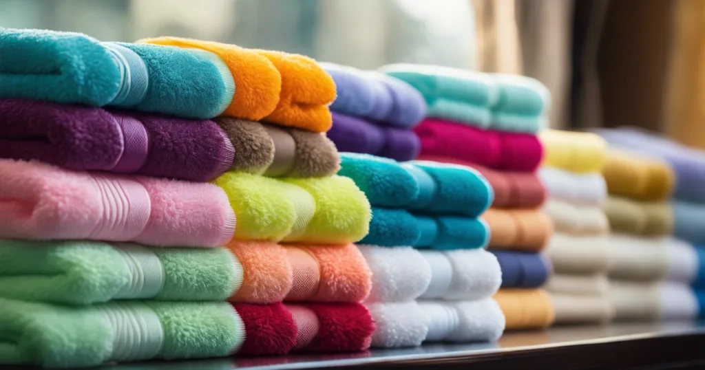 types of towels, face towel hand towel bath towel beach towel tea towel hotel towels face towel size bath towel size hotel towel size standard size of bath towel in cm bath towel size in hotel hand towel size in cm towel size chart fingertip towel What are the different types of towels? What is the best material for towels? How do I choose the right towel size? How should I care for my towels? Can I use bleach on my colored towels?