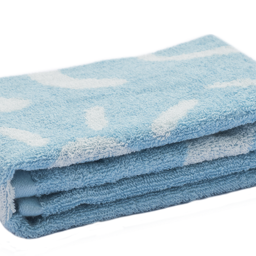 Blue Design Towel